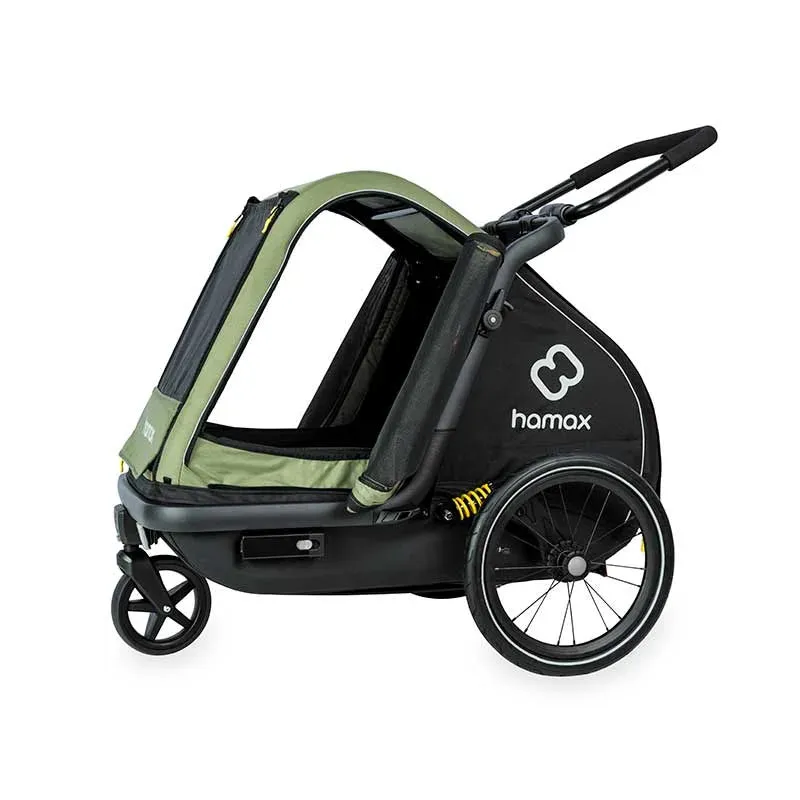 Hamax Pluto Multi-functional Dog Stroller & Dog Bike Trailer | Medium