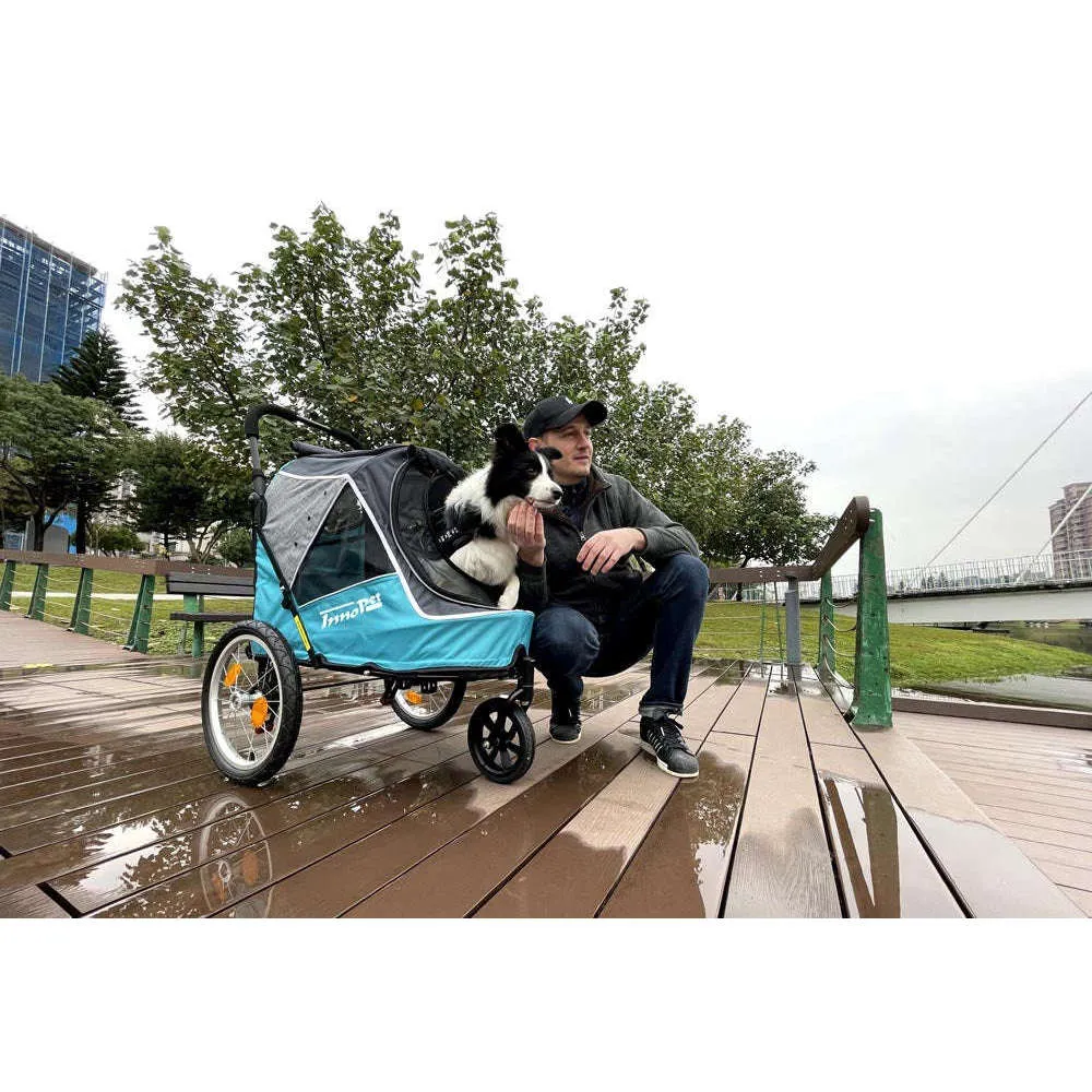 InnoPet Sporty Evolution V2.0 Dog Pram & Dog Bike Trailer with Free Rain Cover