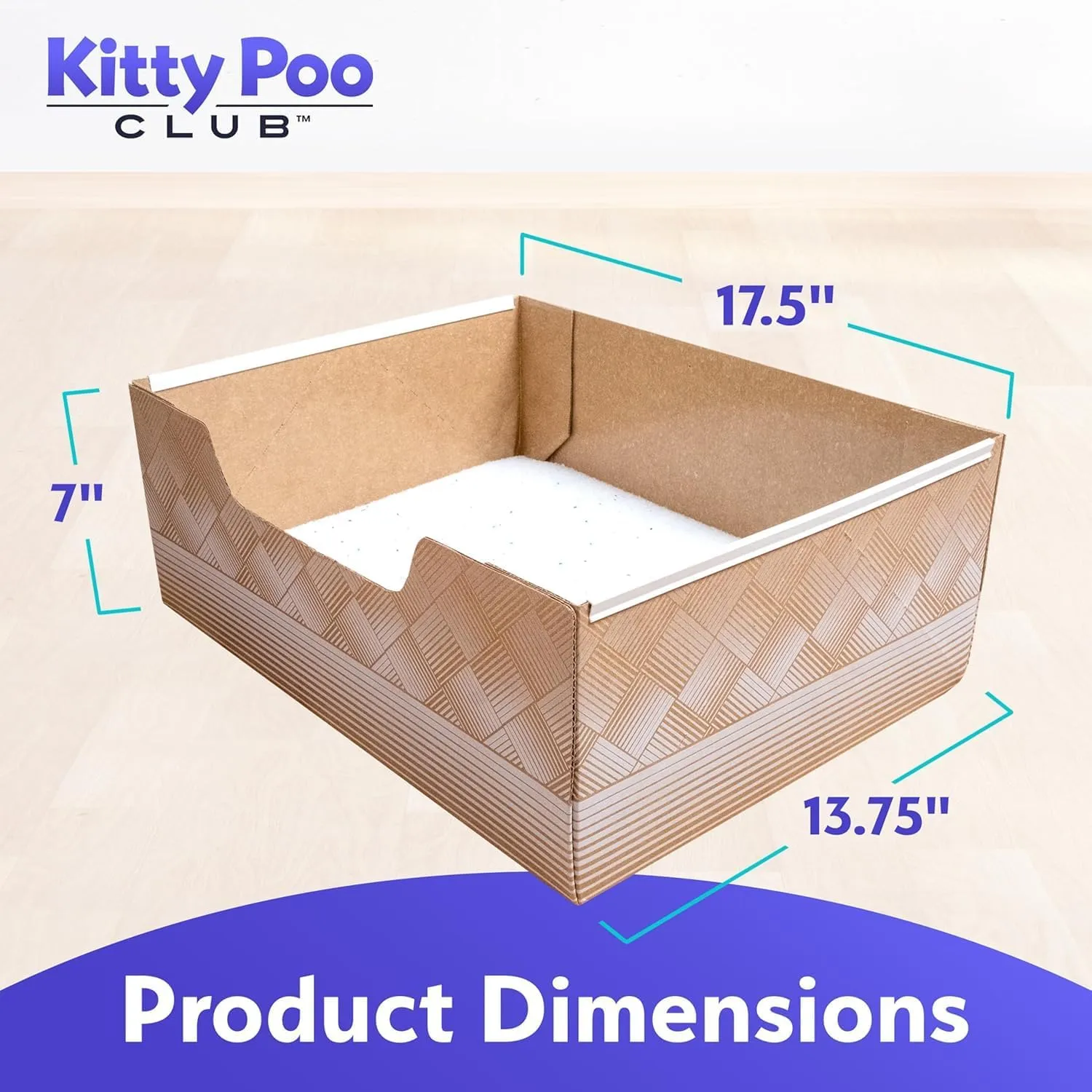 Leakproof Disposable 2-Pack Cat Litter Box with 2 Bags of 6 lbs Litters | Superior Odor Control & Recyclable Design | Perfect for Travel, Multi-Cat Homes & Daily Use  Kitty Poo Club