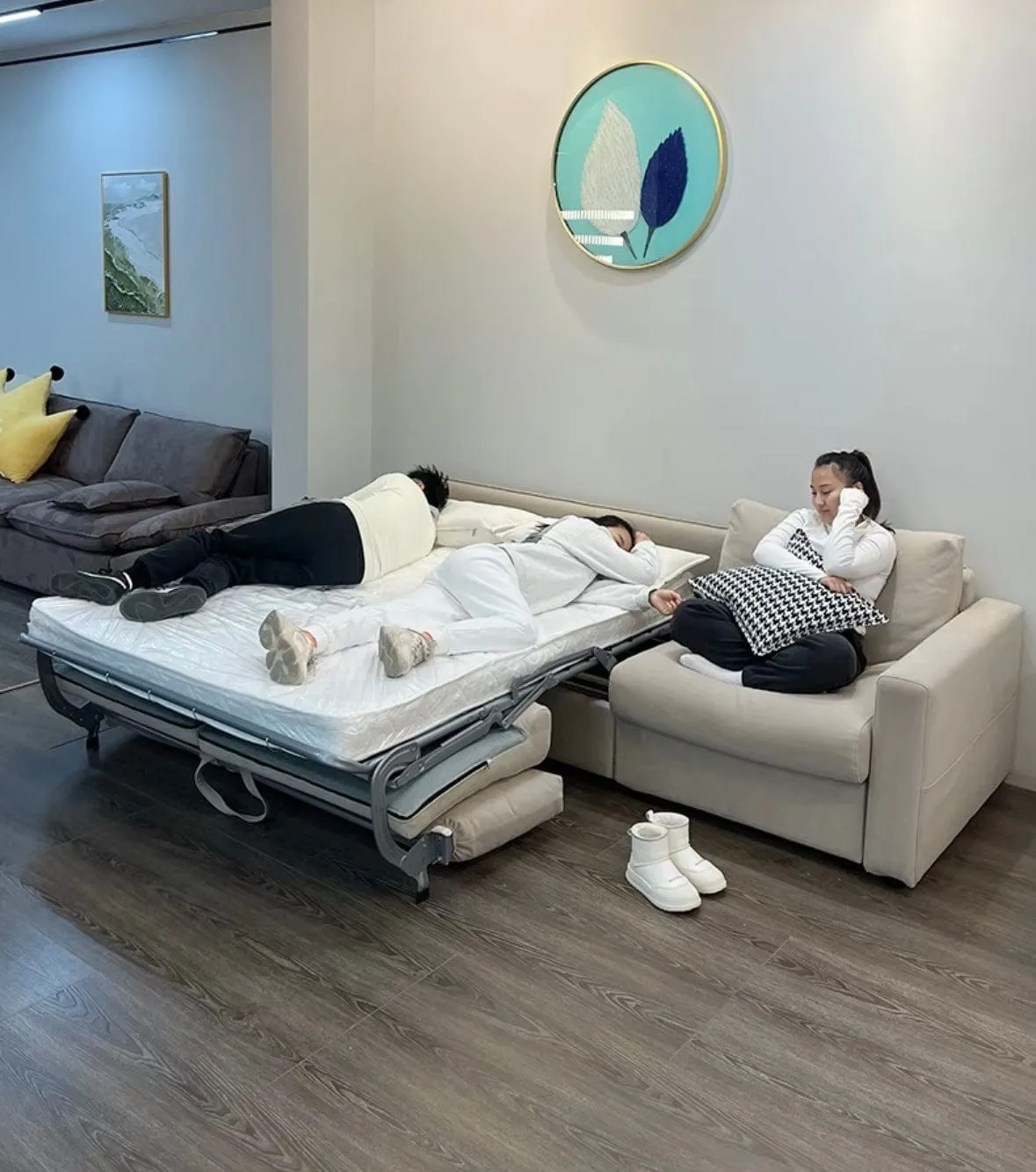 Mable Foldable Sofa Bed with Mattress