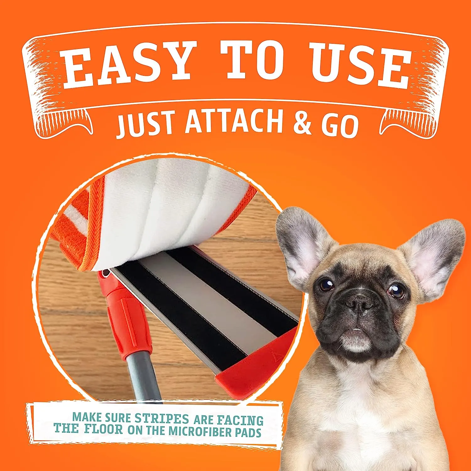 Microfiber Mop & Duster   Reusable Scrubber and Pads