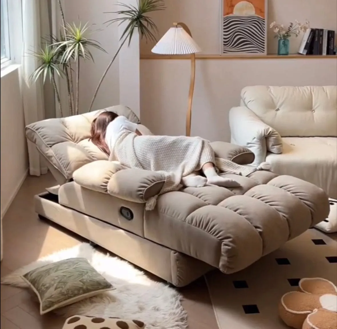 Monica Scratch Resistant Electric Recliner Lounge Sofa