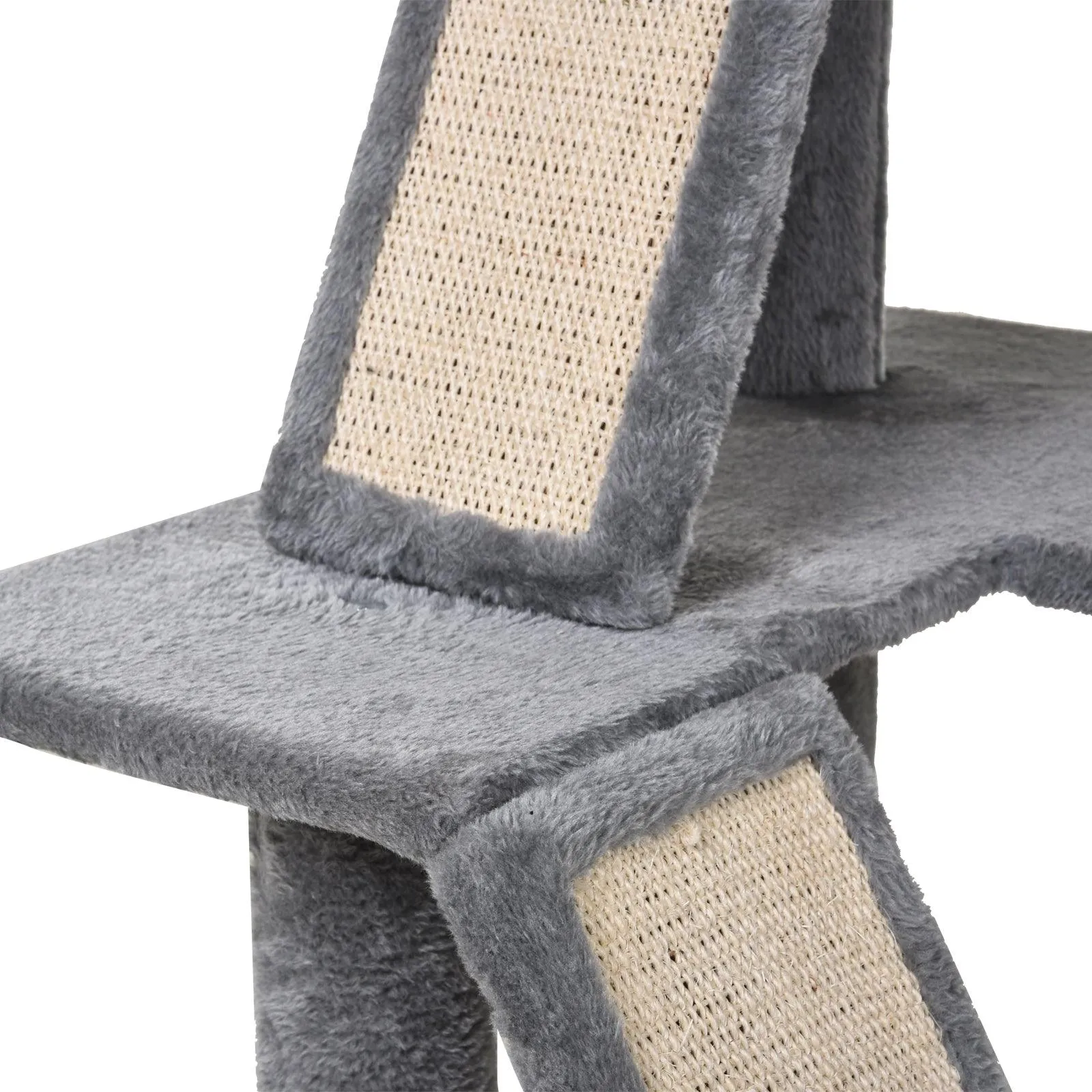 Multi-Activity Cat Tower, 130cm - Grey