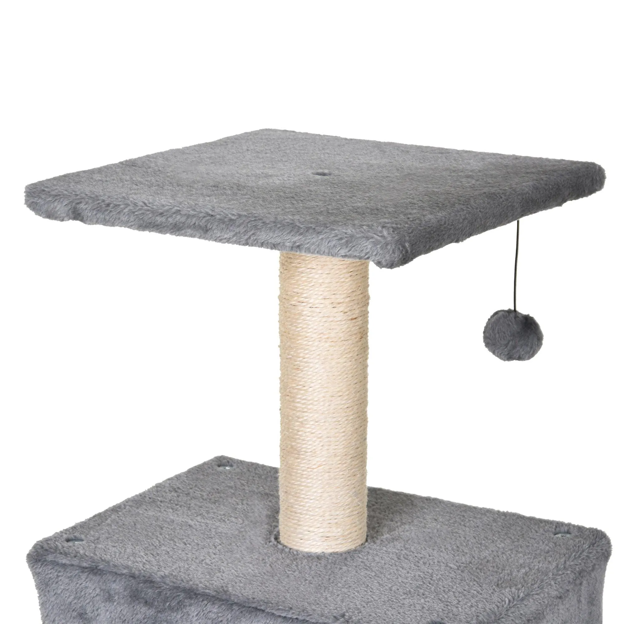 Multi-Activity Cat Tower, 130cm - Grey