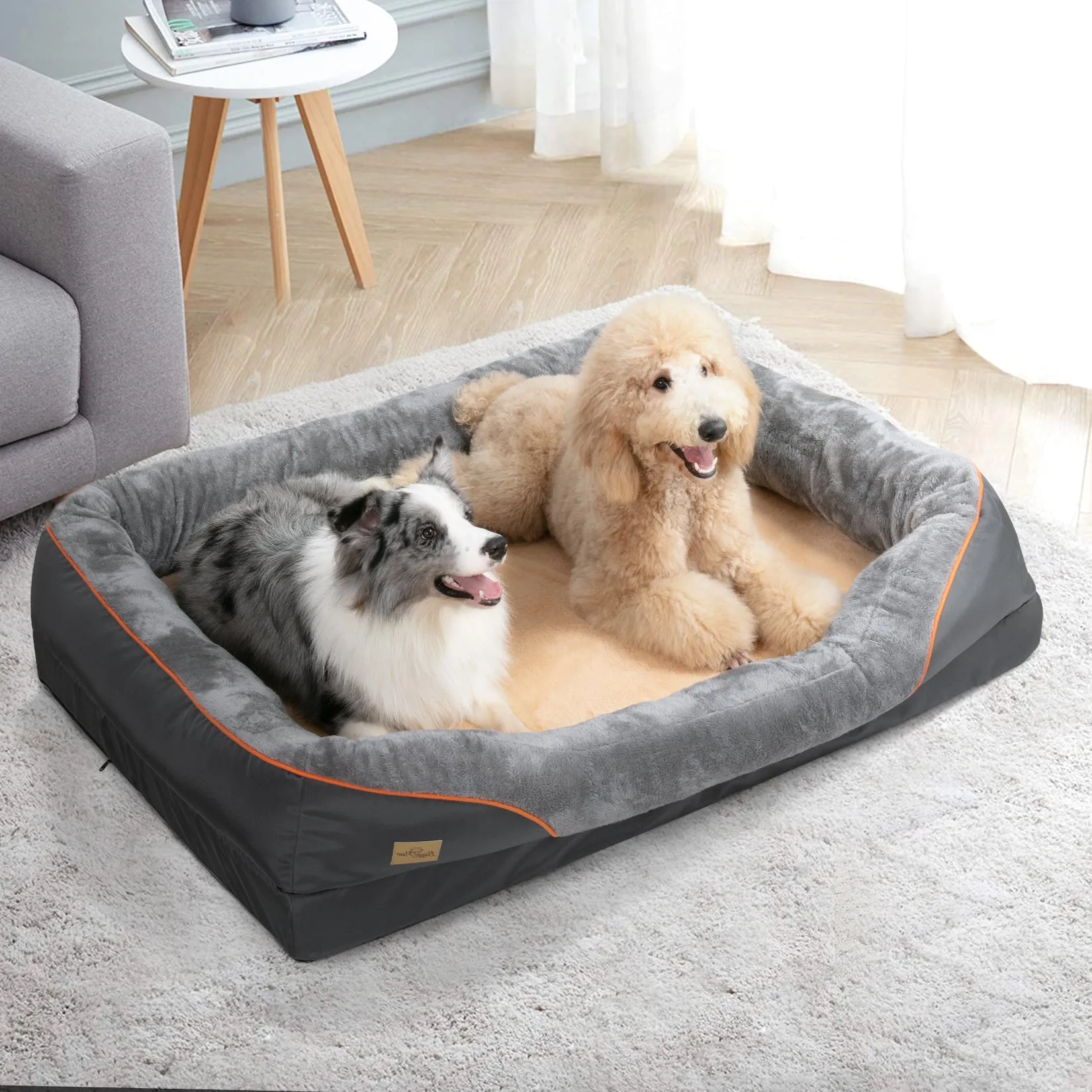 Orthopedic Dog Pet Bed Sleep Bedding Washable Cover Waterproof Lounge