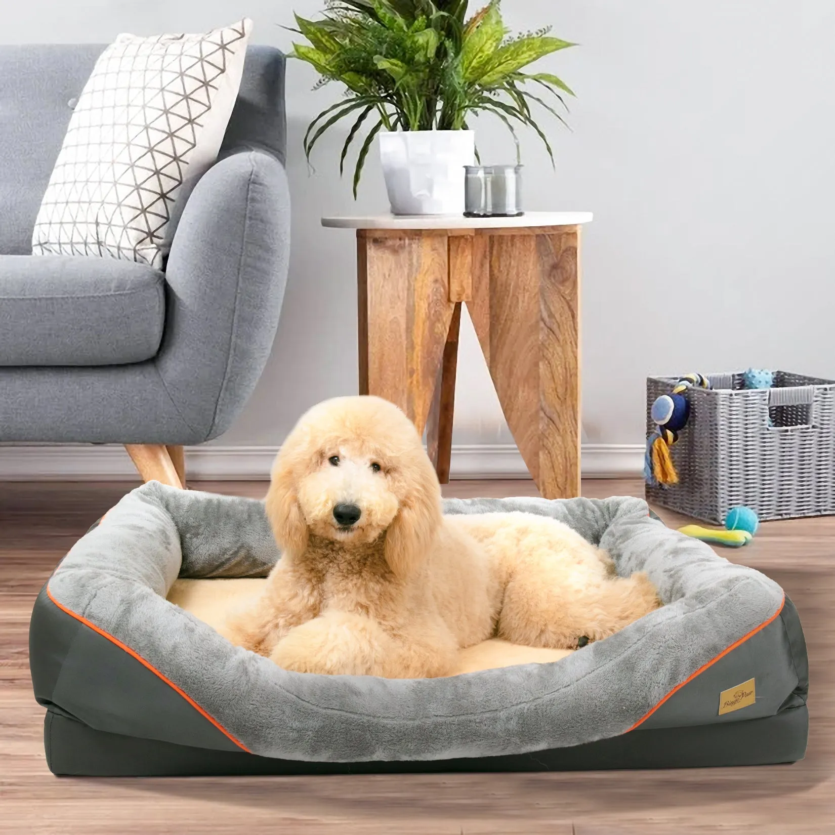 Orthopedic Dog Pet Bed Sleep Bedding Washable Cover Waterproof Lounge