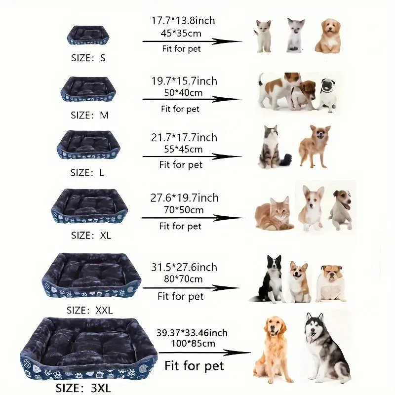 Pet Dog Bed Sofa Mats | Pet Products & Accessories | Coussin Chien for Large, Medium, & Small Dogs | Animals Basket Supplies | House Cat Bed
