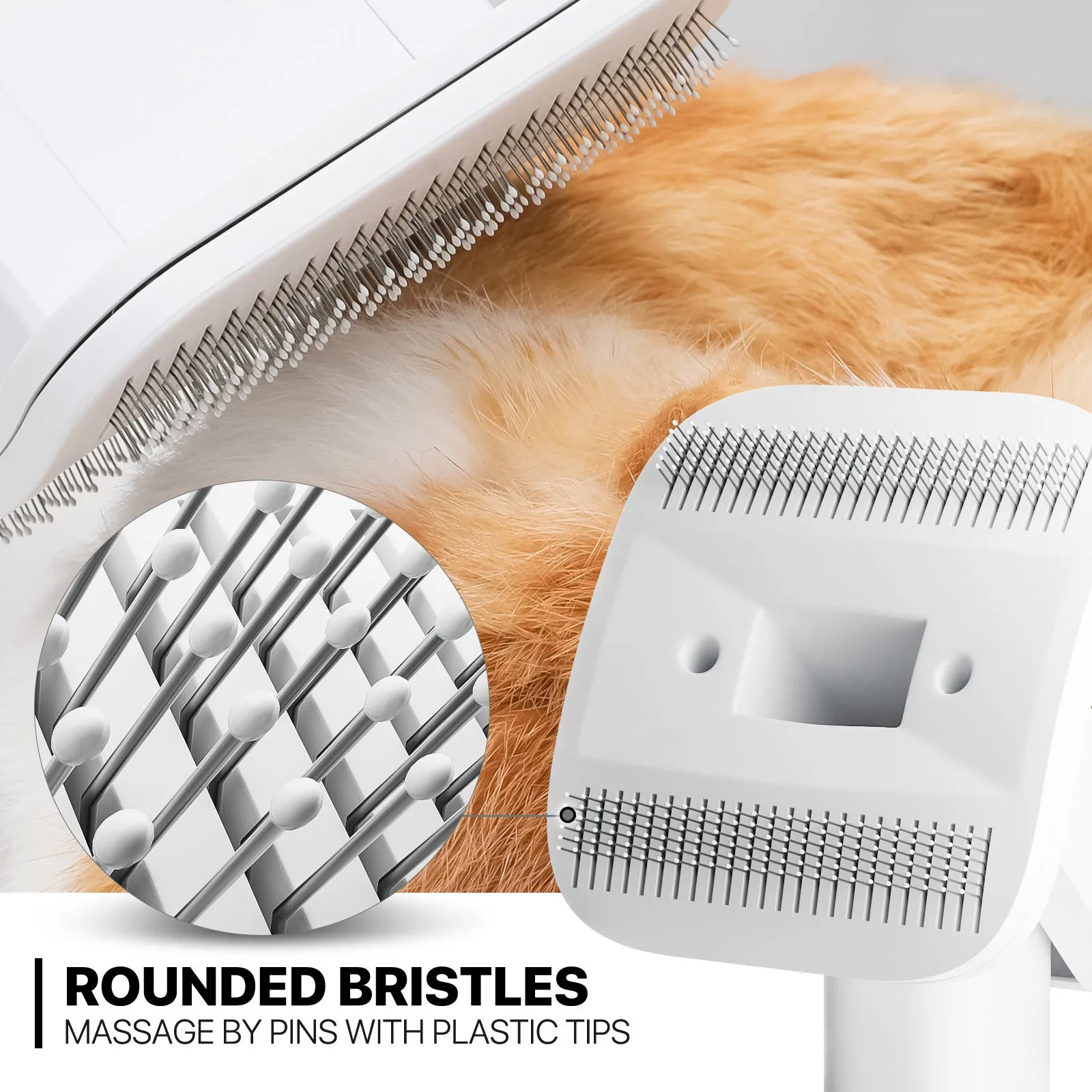 Pet Grooming Vacuum Kit - Blow & Vacuum - 300W, 3 Gear Speed, 6 Nozzles, 4L Dust Cup