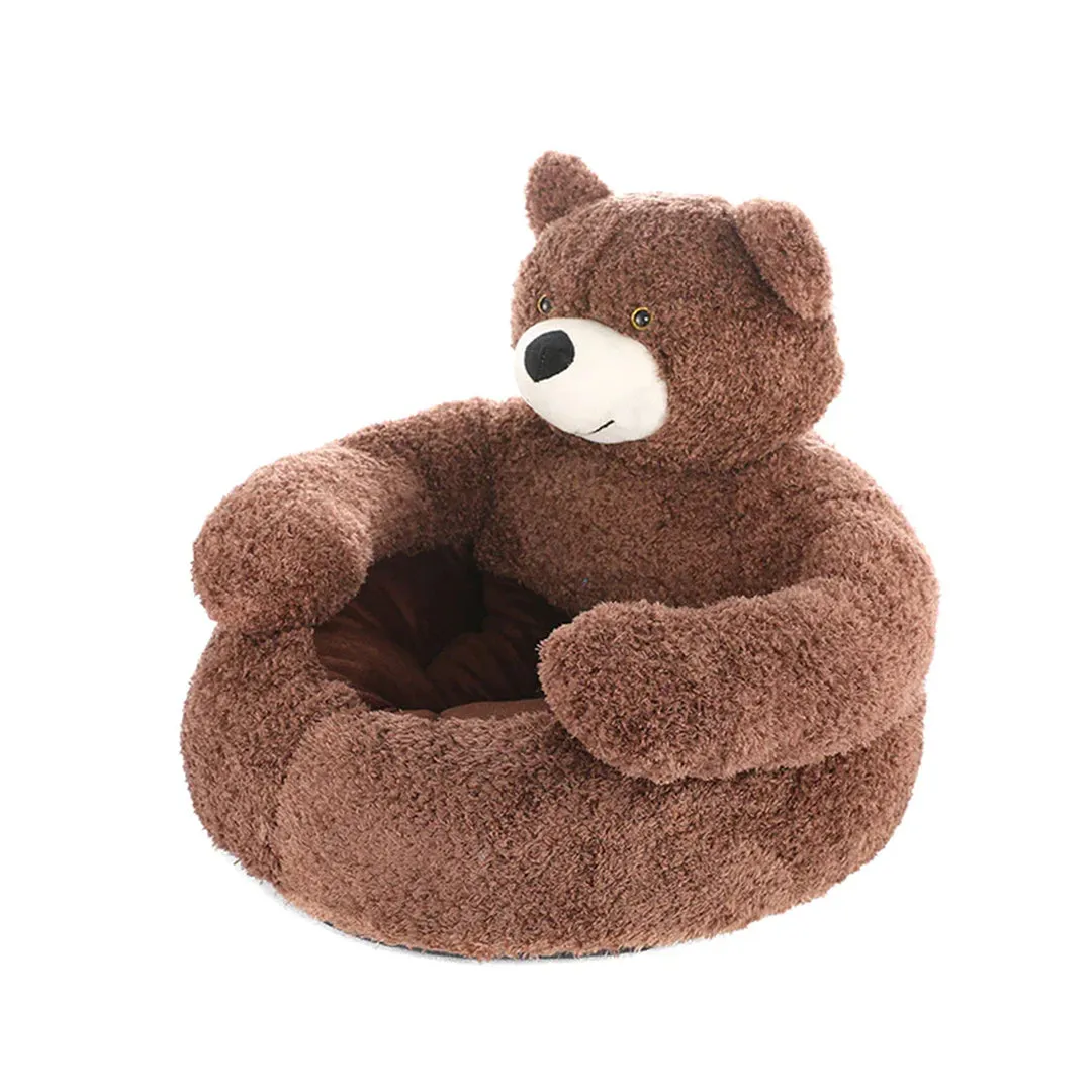 PetAffairs Ultra-Soft Bear Pet Bed