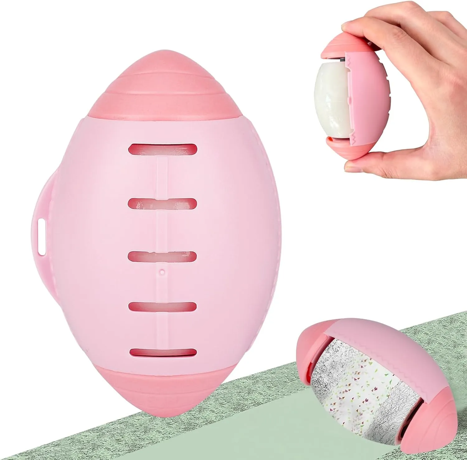 Reusable Lint Rollers for Pet Hair, Washable Sticky Roller for Clothes, Portable Home Travel Lint Roller, Super Sticky Lint Roller Ball for Plush Hair, Washable lint Roller, Dust, Pink