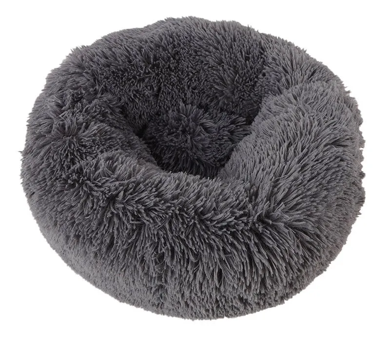 Round Cotton Soft Plush Pet Cushion Dog Sleeping Bed