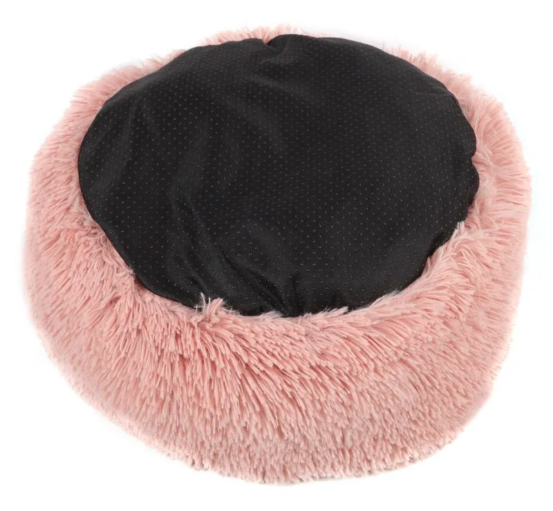 Round Cotton Soft Plush Pet Cushion Dog Sleeping Bed