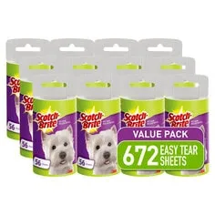 Scotch-Brite™ Pet Hair Roller Refill 839RFS-56, 12/cs