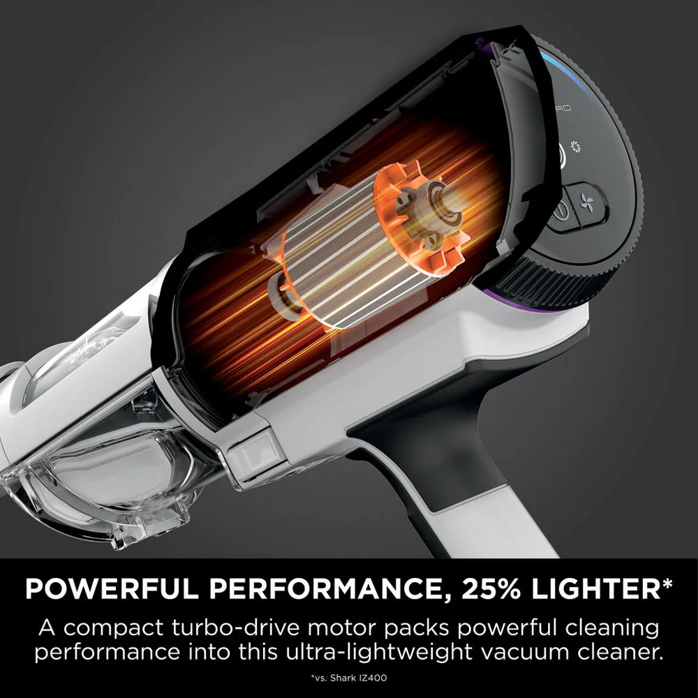 Shark IW4621UKT Detect Clean and Empty Cordless Pet Vacuum Cleaner up to 60 Minutes Run Time White