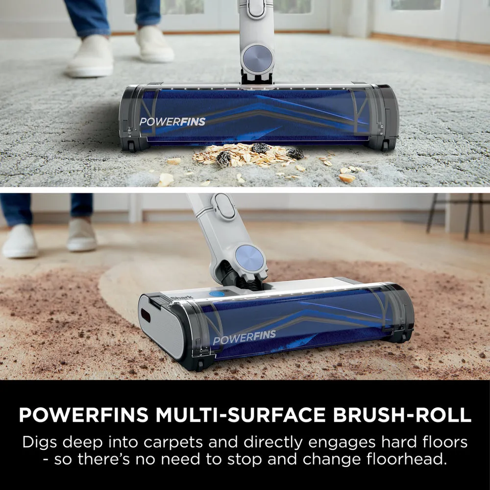Shark IW4621UKT Detect Clean and Empty Cordless Pet Vacuum Cleaner up to 60 Minutes Run Time White