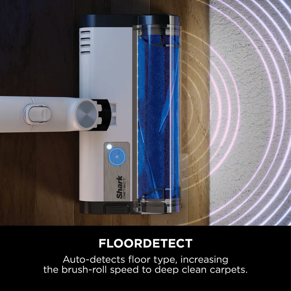 Shark IW4621UKT Detect Clean and Empty Cordless Pet Vacuum Cleaner up to 60 Minutes Run Time White