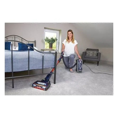 Shark® NZ801UKT Anti Hair Wrap Upright Vacuum Cleaner with Powered Lift-Away TruePet Deep Navy & Orange