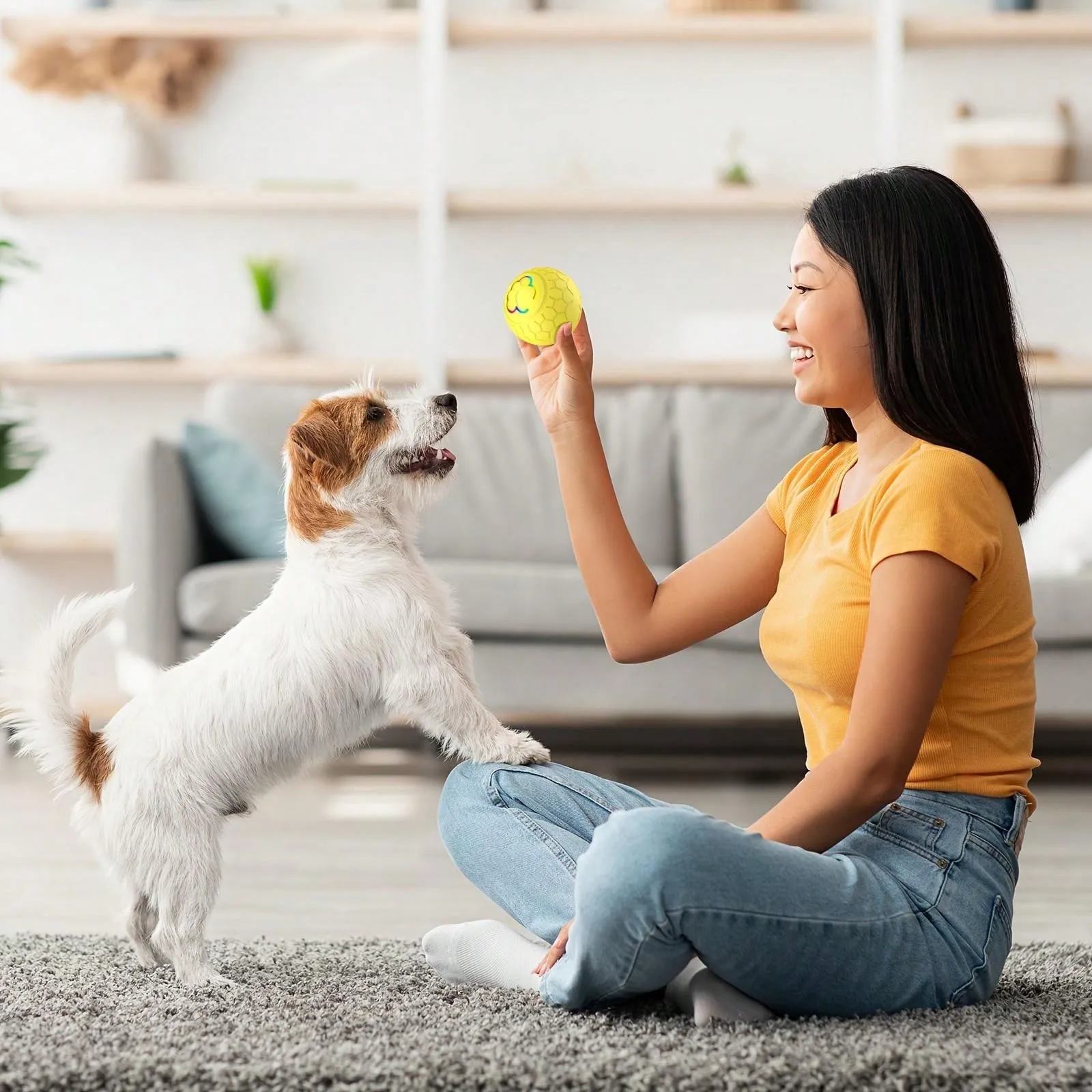 Smart Pet Ball Toys Interactive Dogs Puppies Automa
