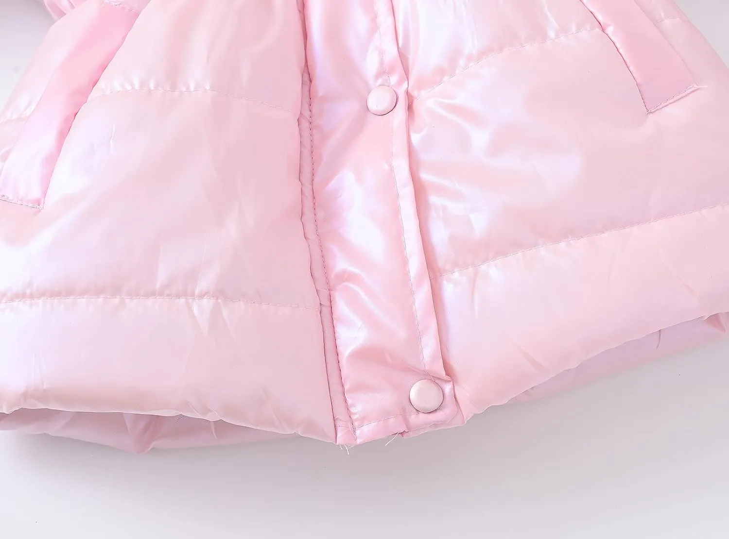 Toddler Girl's Winter Fleece Lined Long Parka Puffer Coat Insulated Ski Jacket with Fur Trim Hood Kids Down Jacket Coat
