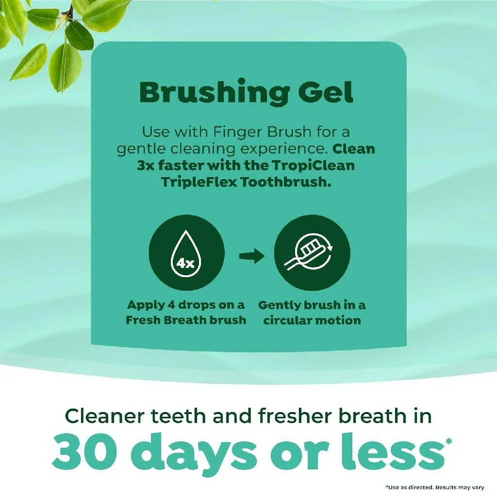 Tropiclean Fresh Breath Oral Care Kit For Dogs (Large)