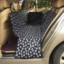 Waterproof Pet carriers Oxford Fabric Paw pattern Car Seat Covers