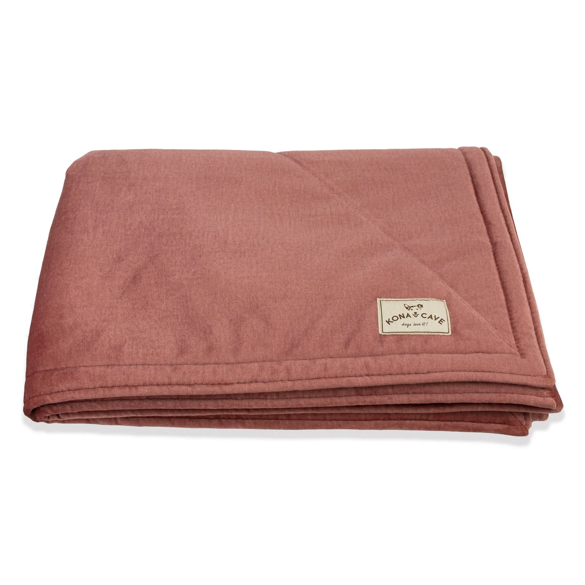 Weighted Blanket - Faux Fur and Pale Pink Velvet - Small