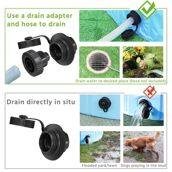 Yaheetech Collapsible Dog Pet Pools
